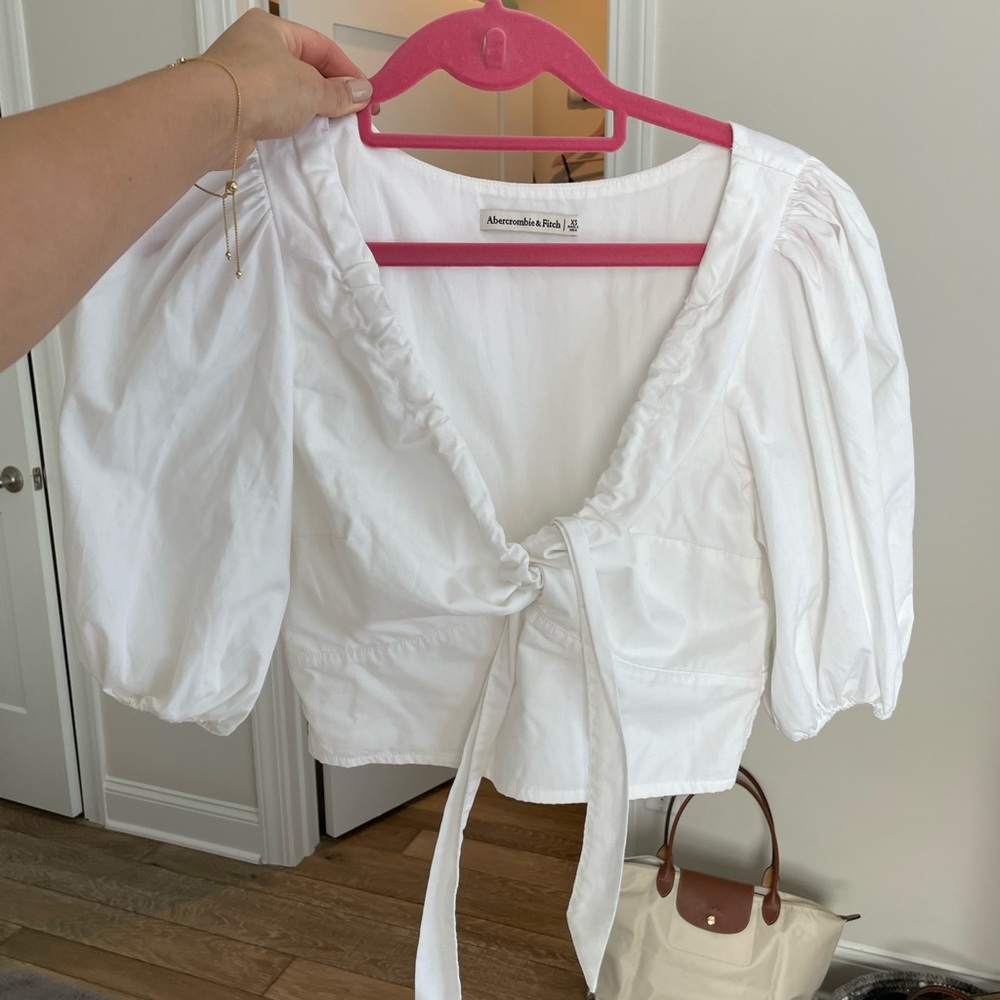 Abercrombie poplin top